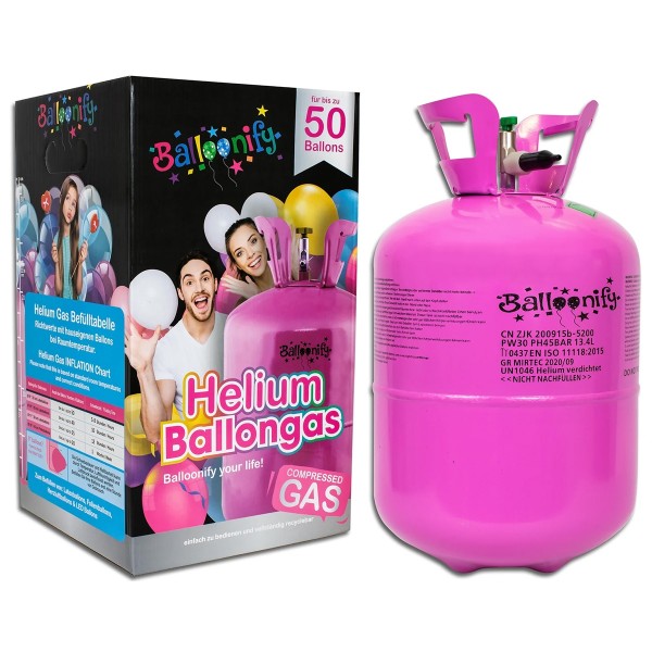 Helium Einwegflasche 0,40m³