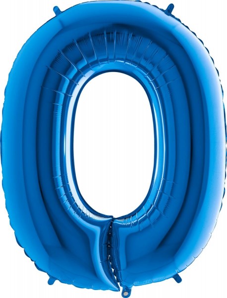 Grabo Folienballon Buchstabe O Blue 100cm/40"