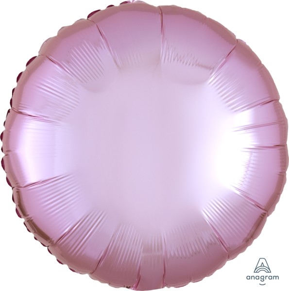 Anagram Folienballon Rund Metallic Pearl Pastel Pink 45cm/18"