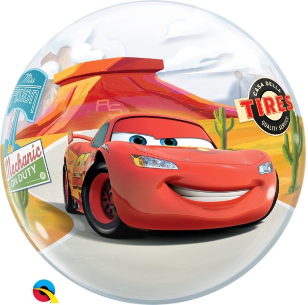 Qualatex Bubble Disney Cars Lightning McQueen & Matey 55cm/22"