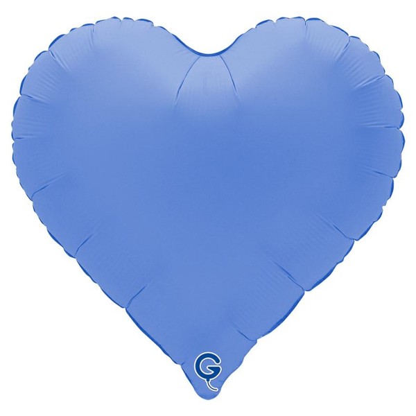 Grabo Folienballon Heart Sweetie Soft Matte Lotus Blue 45cm/18"