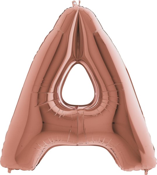 Folienballon Buchstabe Rose Gold 100cm