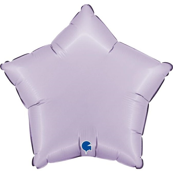 Grabo Folienballon Star Satin Satin Lilac 45cm/18"