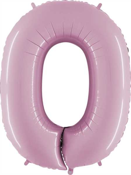 Folienballon Zahl Rosa 100cm