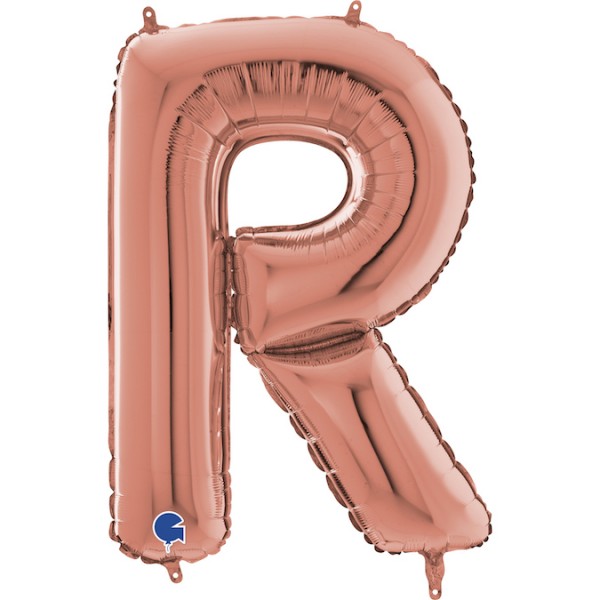 Grabo Folienballon Buchstabe R Rose Gold 100cm/40"