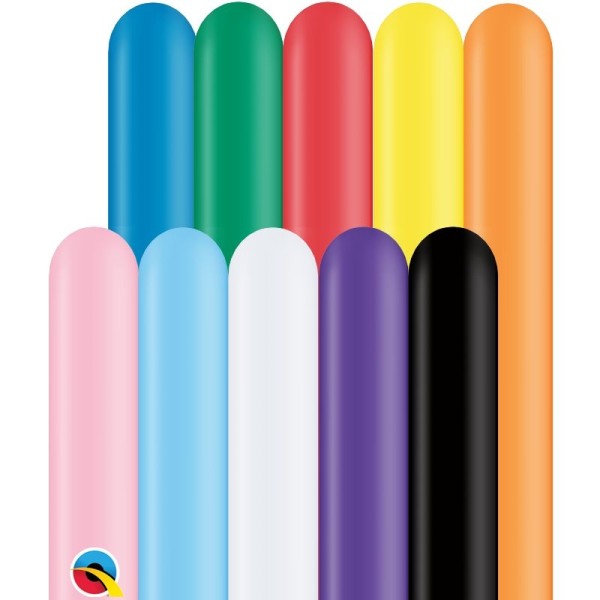 Qualatex Latexballon Entertainer Classic Assortment 260Q Ø 5cm - 100 Stück