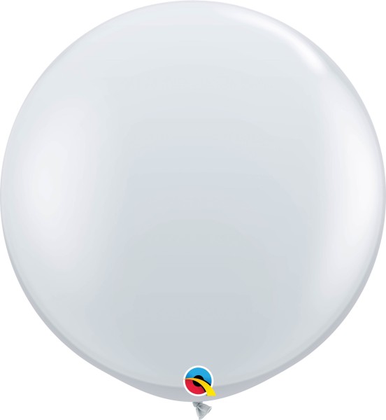 Qualatex Latexballon Jewel Diamond Clear 90cm/3' 2 Stück
