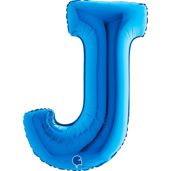 Grabo Folienballon Buchstabe J Blue 100cm/40"