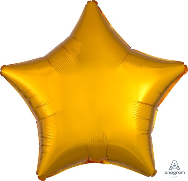 Anagram Folienballon Stern Metallic Gold 50cm/20"