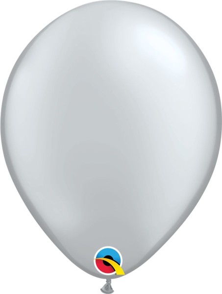 Qualatex Latexballon Silver 28cm/11" 6 Stück