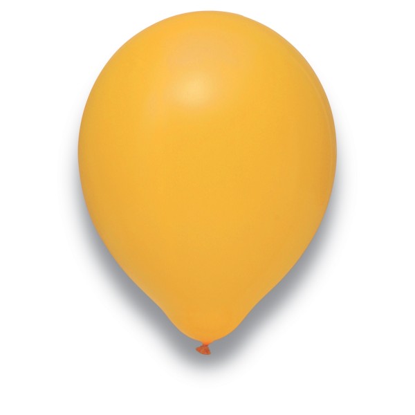 Globos Luftballons Mandarine Naturlatex 30cm/12" 100er Packung
