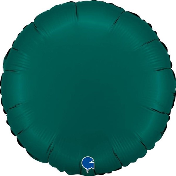 Grabo Folienballon Rund Satin Emerald Green 45cm/18"