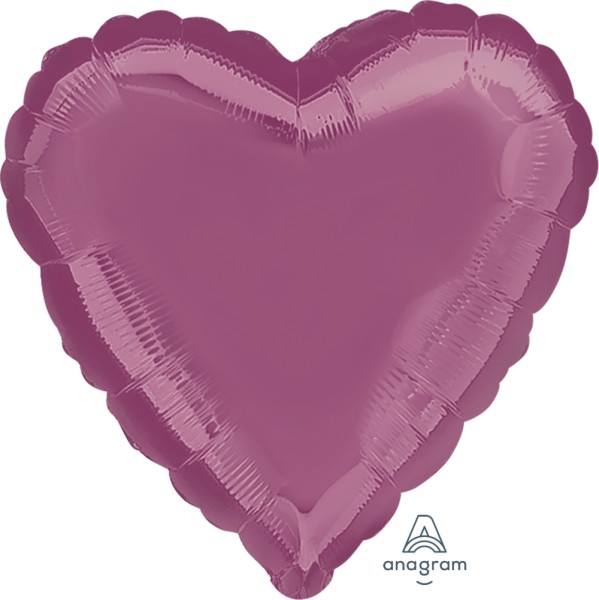 Anagram Folienballon Herz Metallic Lavender 45cm/18"