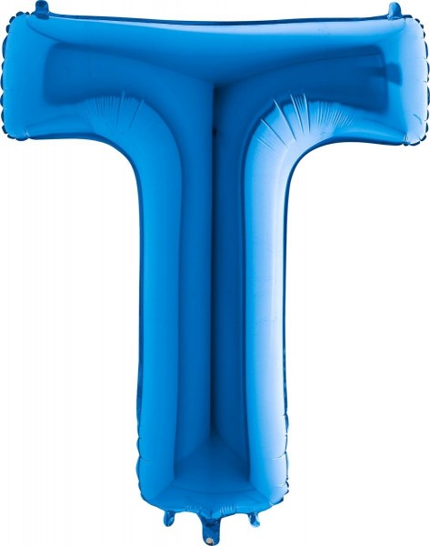 Grabo Folienballon Buchstabe T Blue 100cm/40"