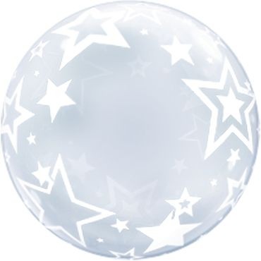 Qualatex Deco Bubble Stylish Stars 60cm/24"