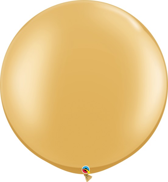 Qualatex Latexballon Metallic Gold 75cm/30" 2 Stück