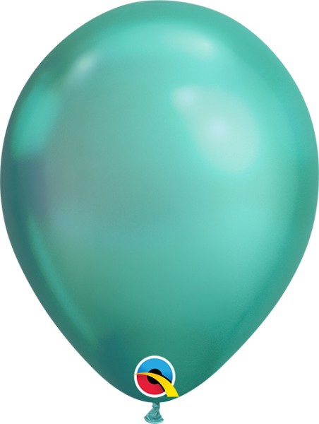 Qualatex Latexballon Chrome Green 18cm/7" 100 Stück
