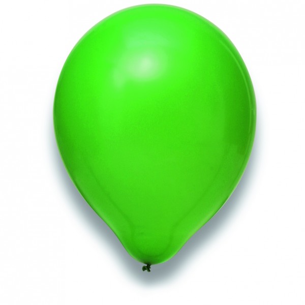 Globos Luftballons Grün Naturlatex 30cm/12" 100er Packung