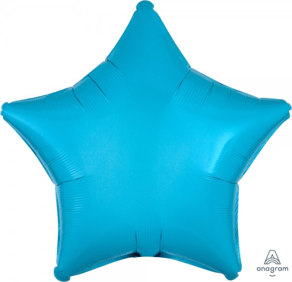 Anagram Folienballon Stern Karibikblau (Caribbean Blue) 20"