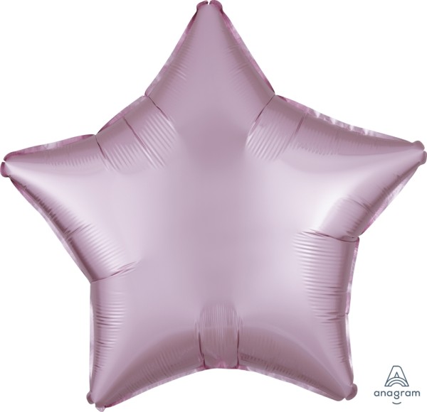 Anagram Folienballon Stern Satin Luxe Pastel Rose 50cm/20"