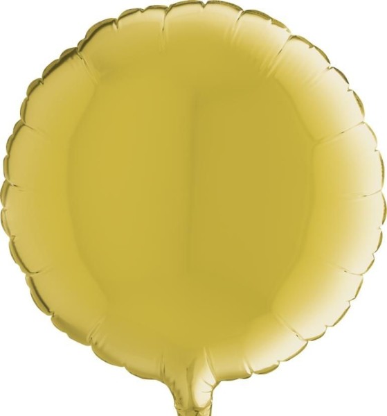 Grabo Folienballon Rund Pastel Yellow 23cm/9"