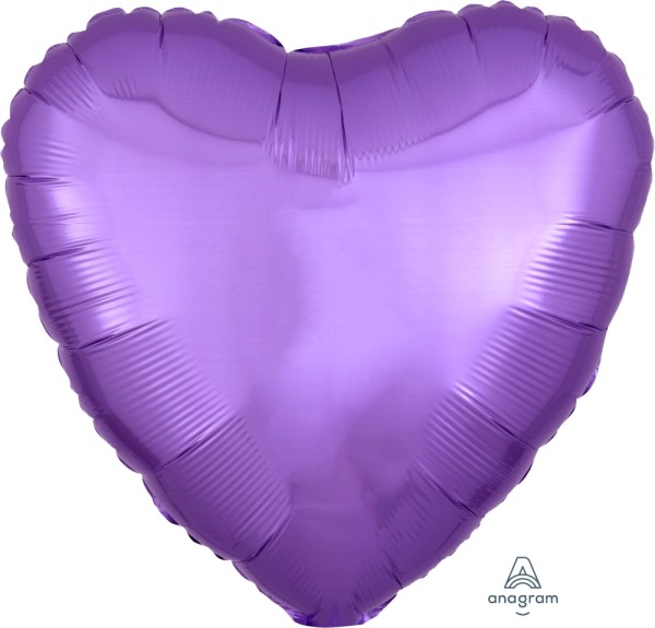 Anagram Folienballon Herz Pearl Lavendar 45cm/18"