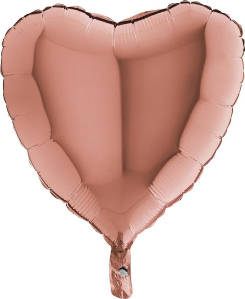 Grabo Folienballon Heart Rose Gold 45cm/18"