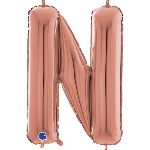 Grabo Folienballon Buchstabe N Rose Gold 100cm/40"