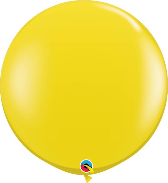 Qualatex Latexballon Jewel Citrine Yellow 90cm/3' 2 Stück