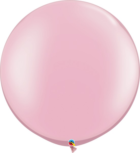 Qualatex Latexballon Pastel Pearl Pink 75cm/30" 2 Stück