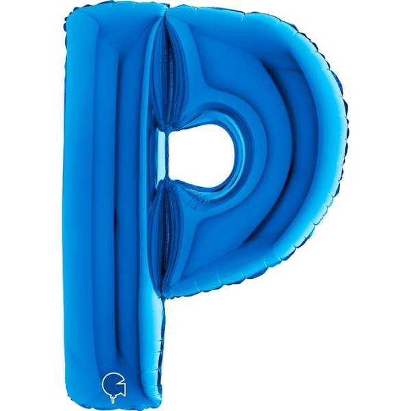 Grabo Folienballon Buchstabe P Blue 100cm/40"