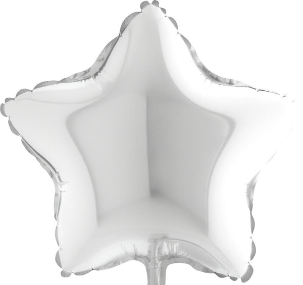 Grabo Folienballon White Star 23cm/9"
