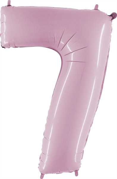 Folienballon Zahl Rosa 100cm