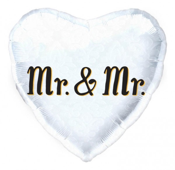 Northstar Folienballon Mr. & Mr. Heart 45cm/18"
