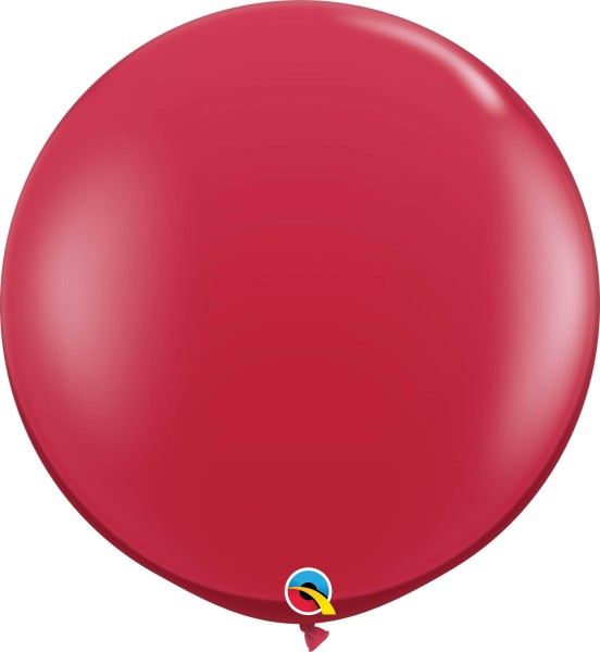 Qualatex Latexballon Jewel Ruby Red 90cm/3' 2 Stück