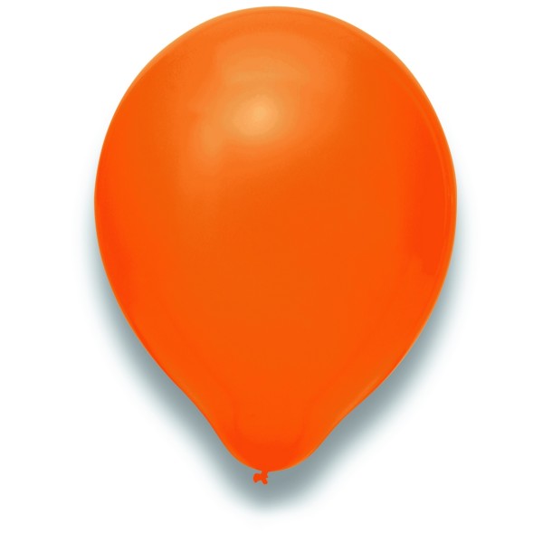 Globos Luftballons Orange Naturlatex 30cm/12" 100er Packung