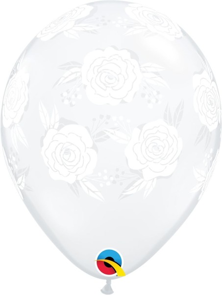 Qualatex Latexballon Roses in Bloom 28cm/11" 25 Stück