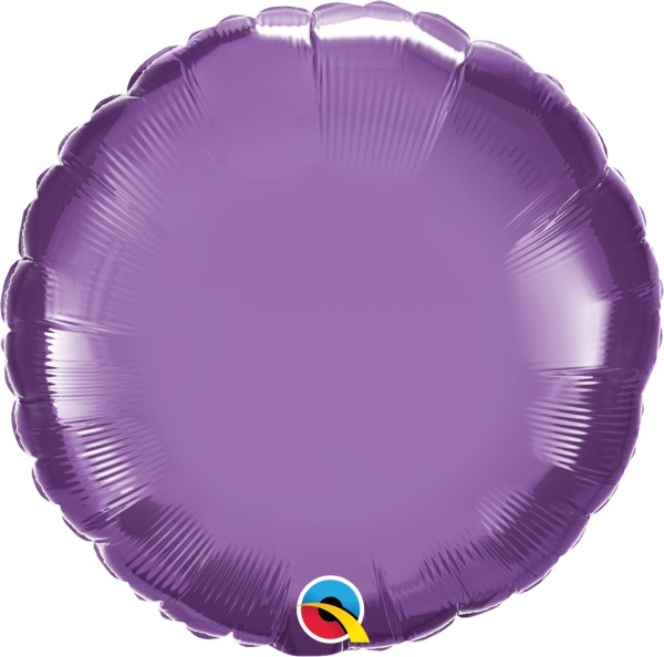 Qualatex Folienballon Rund Chrome Purple 45cm/18"