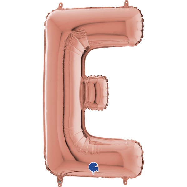 Grabo Folienballon Buchstabe E Rose Gold 100cm/40"