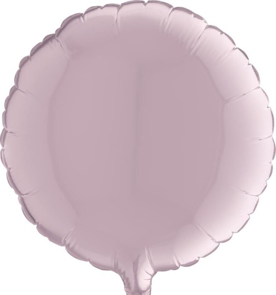 Grabo Folienballon Rund Pastel Pink 23cm/9"