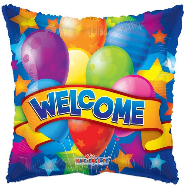 Kaleidoscope Folienballon Welcome Festive K-Light 43cm/17"