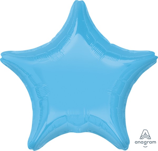 Anagram Folienballon Stern Pale Blue 50cm/20"