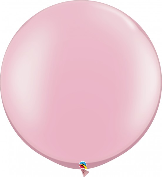Qualatex Latexballon Pastel Pearl Pink 75cm/30" 2 Stück