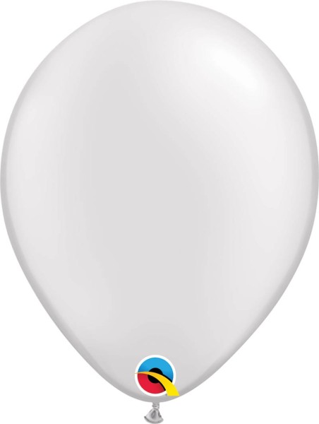 Qualatex Latexballon Pastel Pearl White 28cm/11" 100 Stück