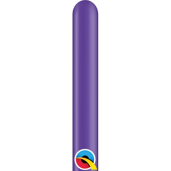 Qualatex Latexballon Entertainer Fashion Purple Violet 160Q Ø 2,5cm - 100 Stück