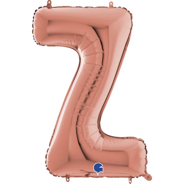 Grabo Folienballon Buchstabe Z Rose Gold 100cm/40"