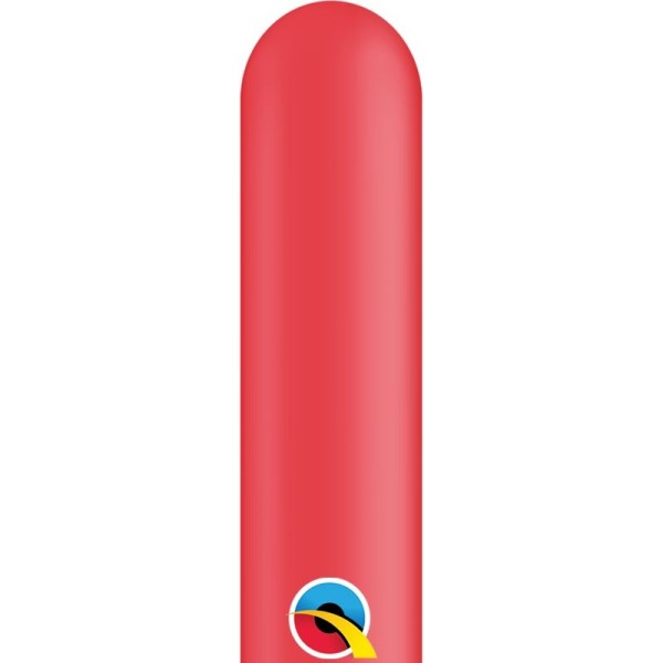 Qualatex Latexballon Entertainer Standard Red 260Q Ø 5cm - 100 Stück