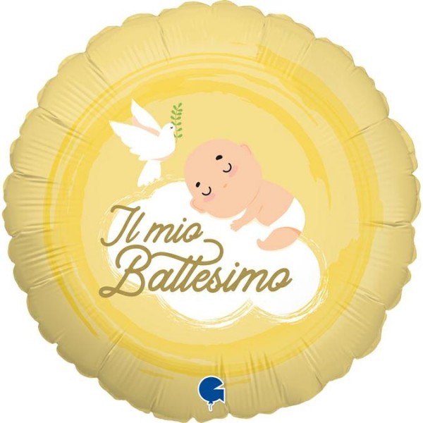 Betallic Folienballon Il Mio Battesimo 45cm/18"
