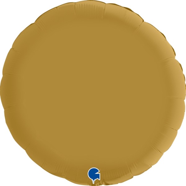 Grabo Folienballon Rund Satin Gold 90cm/36"