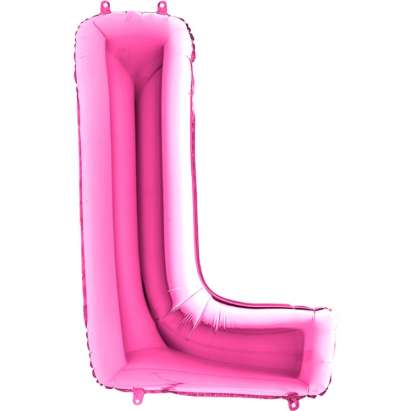 Grabo Folienballon Buchstabe L Fuxia 100cm/40"